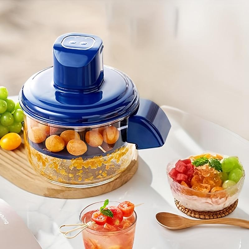 Electric Grape Peeler Machine 50W Auto Fruit Skin Remover For Home Bubble Tea Shop 1300mAh Rechargeable Peeler