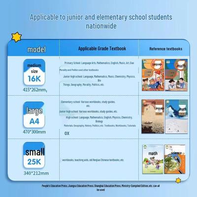 Wasserdichter Transparenter Buchschutz für Schüler – Schutzhülle für Schulbuch & Arbeitsheft