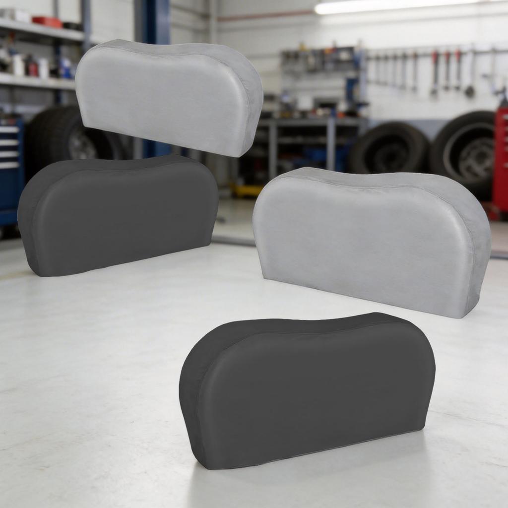 Pack of 2 Tire Cover Universal Fit Varous Tire Dustproof Wheel Protector Covers for Truck Trailer Campers