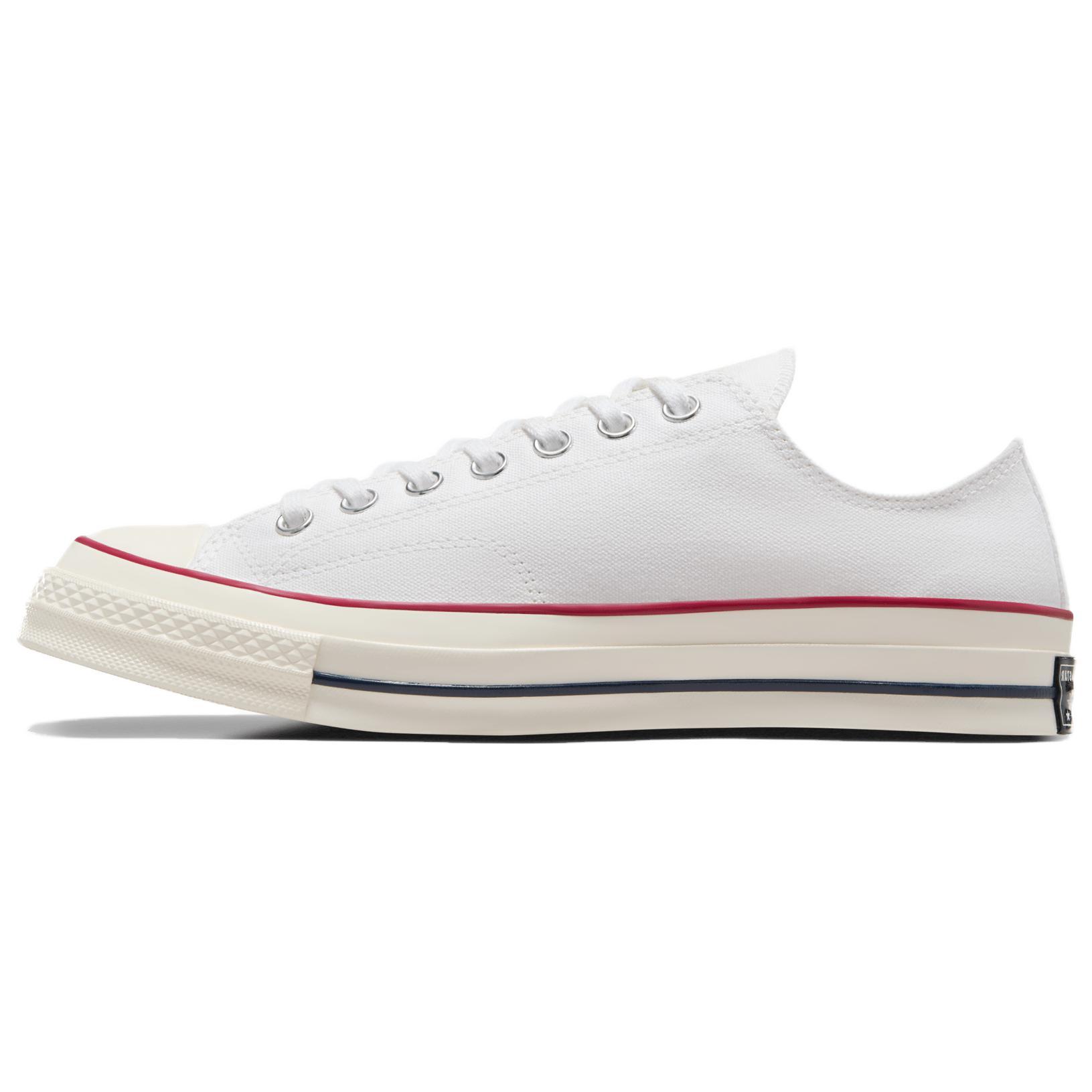 Converse Chuck 70 Устойчивые к истиранию Низкие Кеды Холщовые Унисекс Белые A09557C 42.5