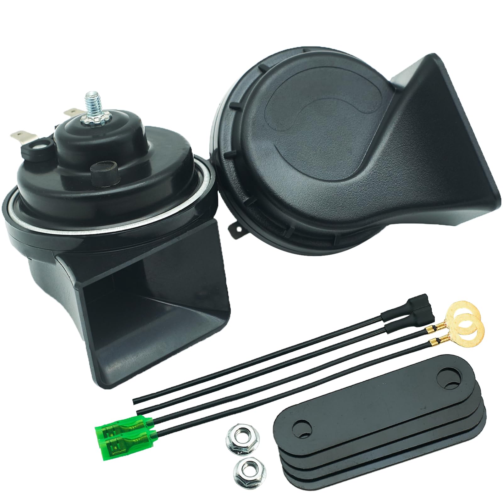 

Універсальний звуковий сигнал NEOGET для автомобіля, 24 В, подвійний глибокий звук, стиль Lexus, потужний високий бас чорний