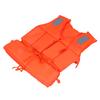 Life Vest Swimming Boating Beach Outdoor Survival Aid   Jacket With Whistle Adult Orange