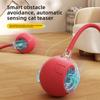 Pet Self-entertainment and Boredom Electric Cat Toy Ball, Automatic Obstacle Avoidance Silicone Toy Ball, Luminous Yo-yo, Cat Toy