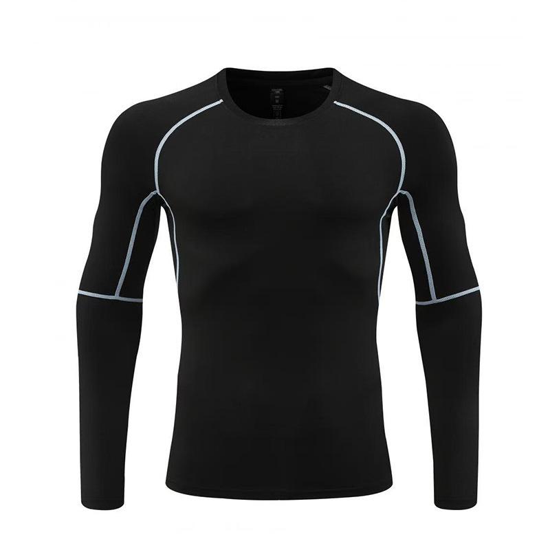 2024 Autumn Men s & Children s Long Sleeve Quick-Dry Compression Sports Top M