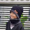 Winter Knitted Fleece-Lined Hat & Scarf Set for Men, Women & Kids - Thick Wool Parent-Child Cap
