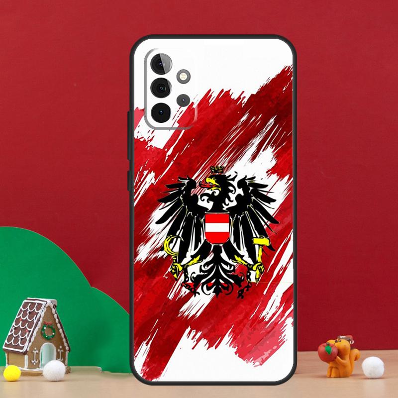 Austria Flag Case For Samsung Galaxy A56 A33 A13 A36 A23 A52 A32 A12 A54 A34 A14 A16 A53 A15 A35 A55 A17