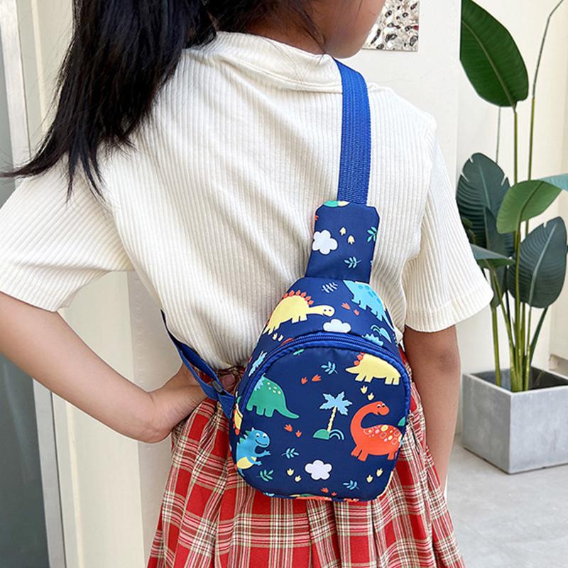 Sac de poitrine pour enfants, motif dinosaure, sacs à main pour enfants, sacs de voyage à bandoulière
