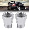 2Pcs 32mm M18*1.5 O2 Oxygen Sensor Extender Extension Spacer Bungs Adapter Silver