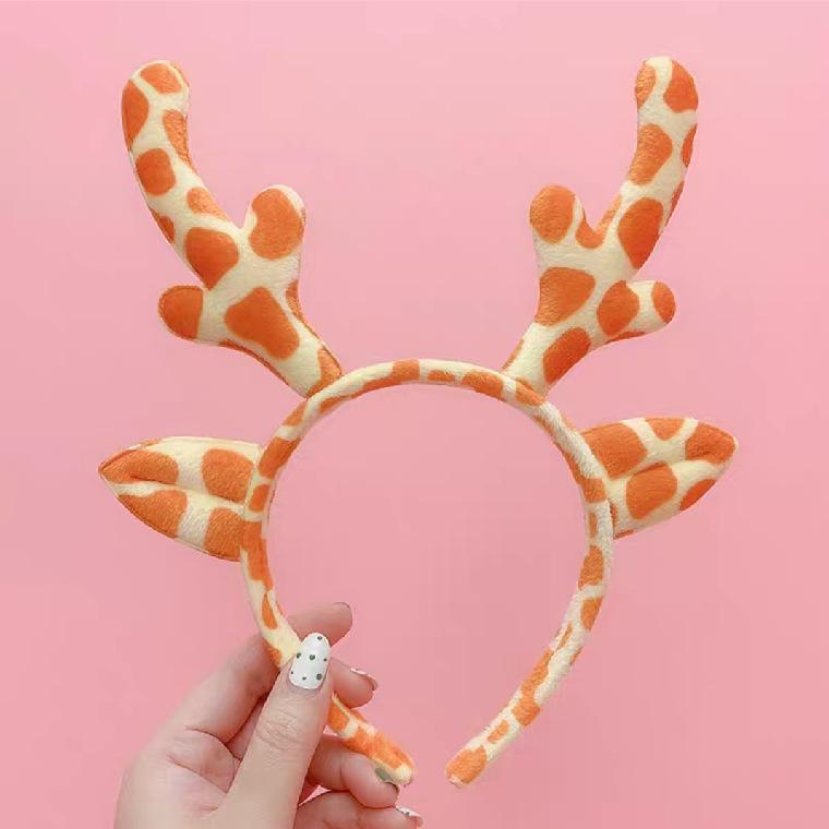 Christmas Reindeer Antler Hair Clip and Headband Set