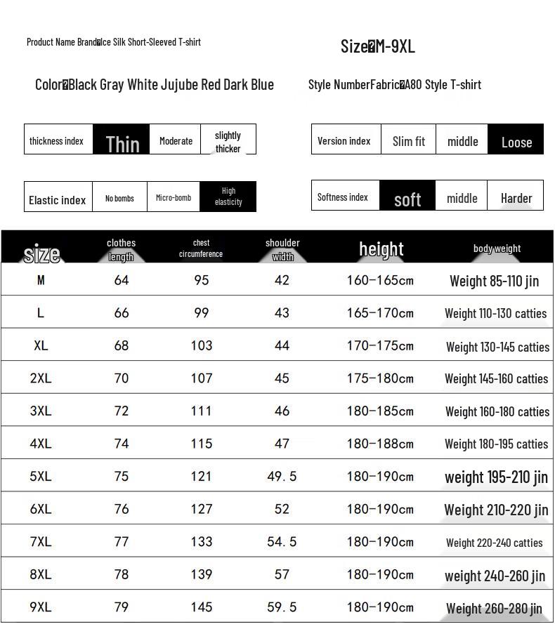 ROMON Men's Ice Silk Quick Dry Sport T-Shirt