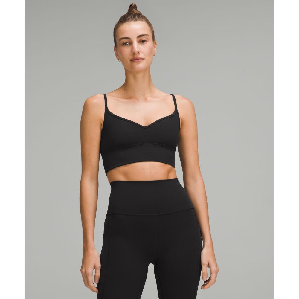

Lululemon Выравнивание SweetheArt BrA Light Support AB Cup Black