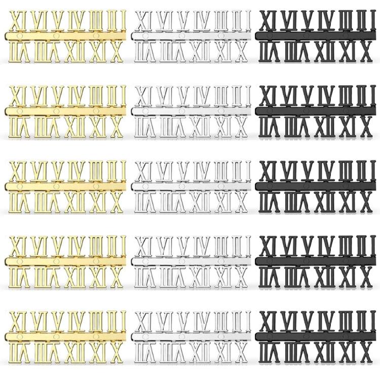 Clock Numeral Equipment Arabic/Roman Watch Clock Part for Crafting Enthusiasts