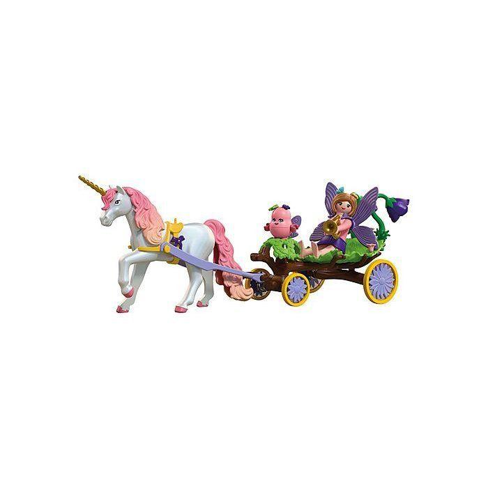 PLAYMOBIL 72216 Calèche des licornes, Fantasy &amp; Magic, 48 pièces, dès 4 ans