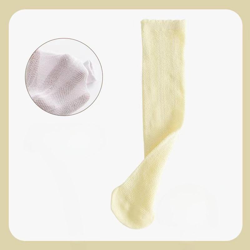 

Детские Девочки Высокие Длинные Носки Принцесса Сетка Школа Весна Лето Детские Чулки L жёлтый