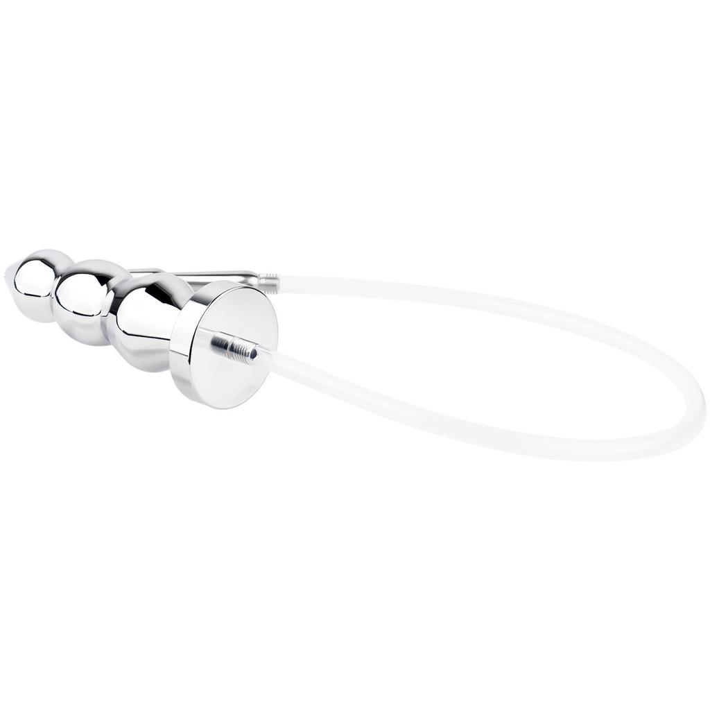 Male Stainless Steel Prostate Massager Sounding Gay Bead-Style Anal Plug with Penis Sound Urethral Anal Insertion Toy