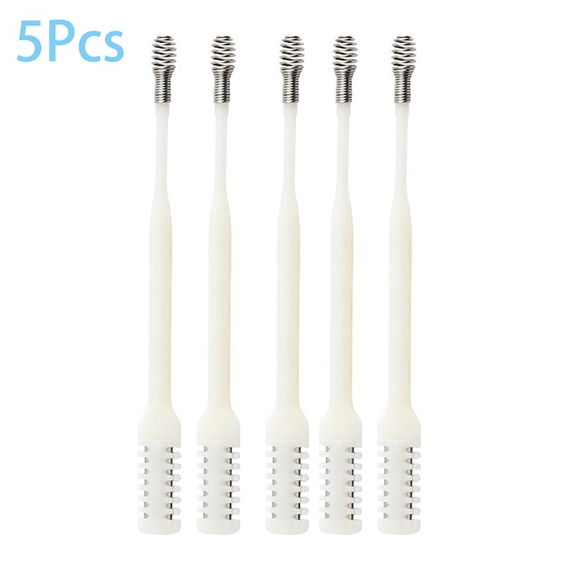 Karsyngirl 5Pcs Nose Hair Remover 360 Rotating Nasal Clippers Nose Hair Trimmer For Women Men Manual Nose Hair Trimme