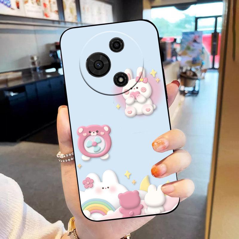 For TCL 605 4G Case Cute Cartoon Soft Silicone TPU Back Cases For TCL 60 SE 4G T517H Phone Cover TCL605 T517D Fundas Shell Coque