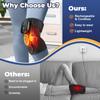 3-in-1 Electric Knee Heating Massager Leg Joint Heating Vibration Massage Elbow Shoulder Support Physical Knee Pads