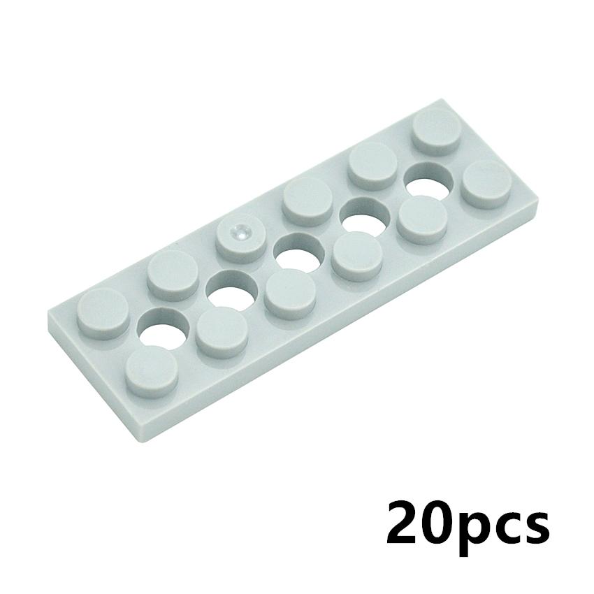 Non-Toxic Moc Assembles Brick Particles 32001 Moc Plate 2X6 With 5 Holes Building Blocks Diy Educational Creative Toys For Children