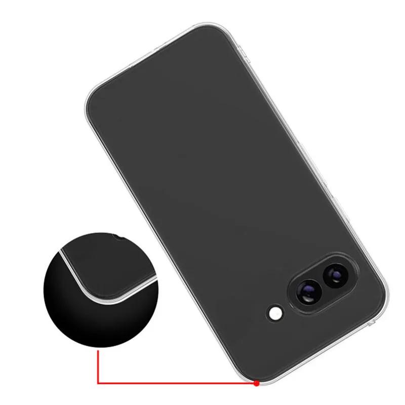 For Google Pixel 9A Simple Slim Soft TPU Clear Transparent Phone Case For Google Pixel 9A Pixel9A Cover Fundas Capa