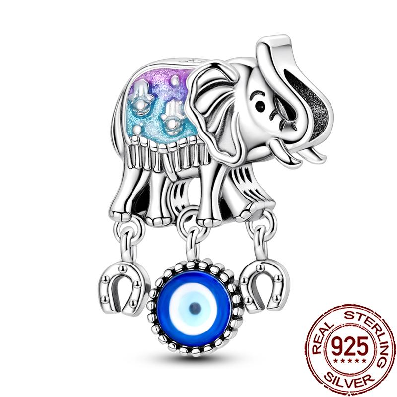 New Charms Copper Cute Animal Pets Charm Beads Fit Snake Chain Bracelet Necklace Women Diy Jewelry
