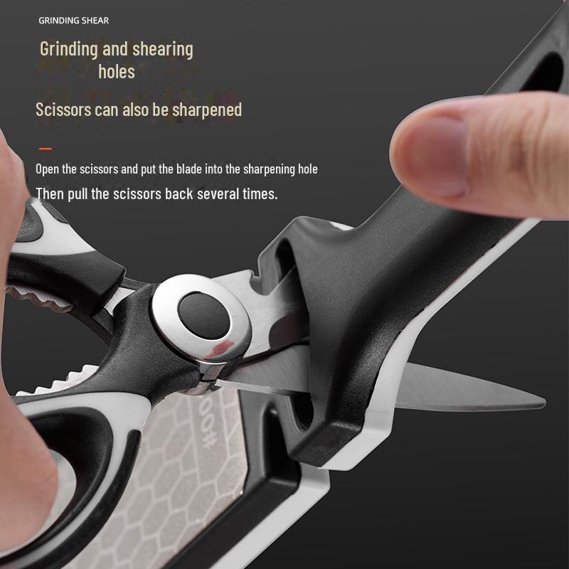 Double-Sided Diamond Grinding Stone - Multi-Functional Kitchen Tool for Thick and Thin Grinding