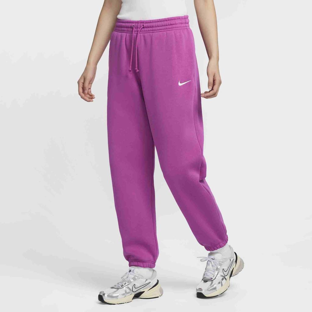 New Nike Sportswear Phoenix Fleece Knitted Sports Pants Women's Hot Spicy Fuchsia FZ5997-518