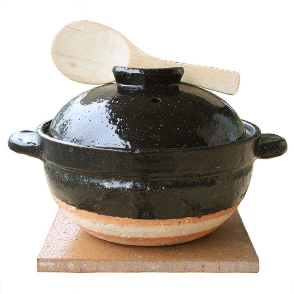 

Iga-Mono Kamadosan Clay Rice Cooker 33 Ounces by