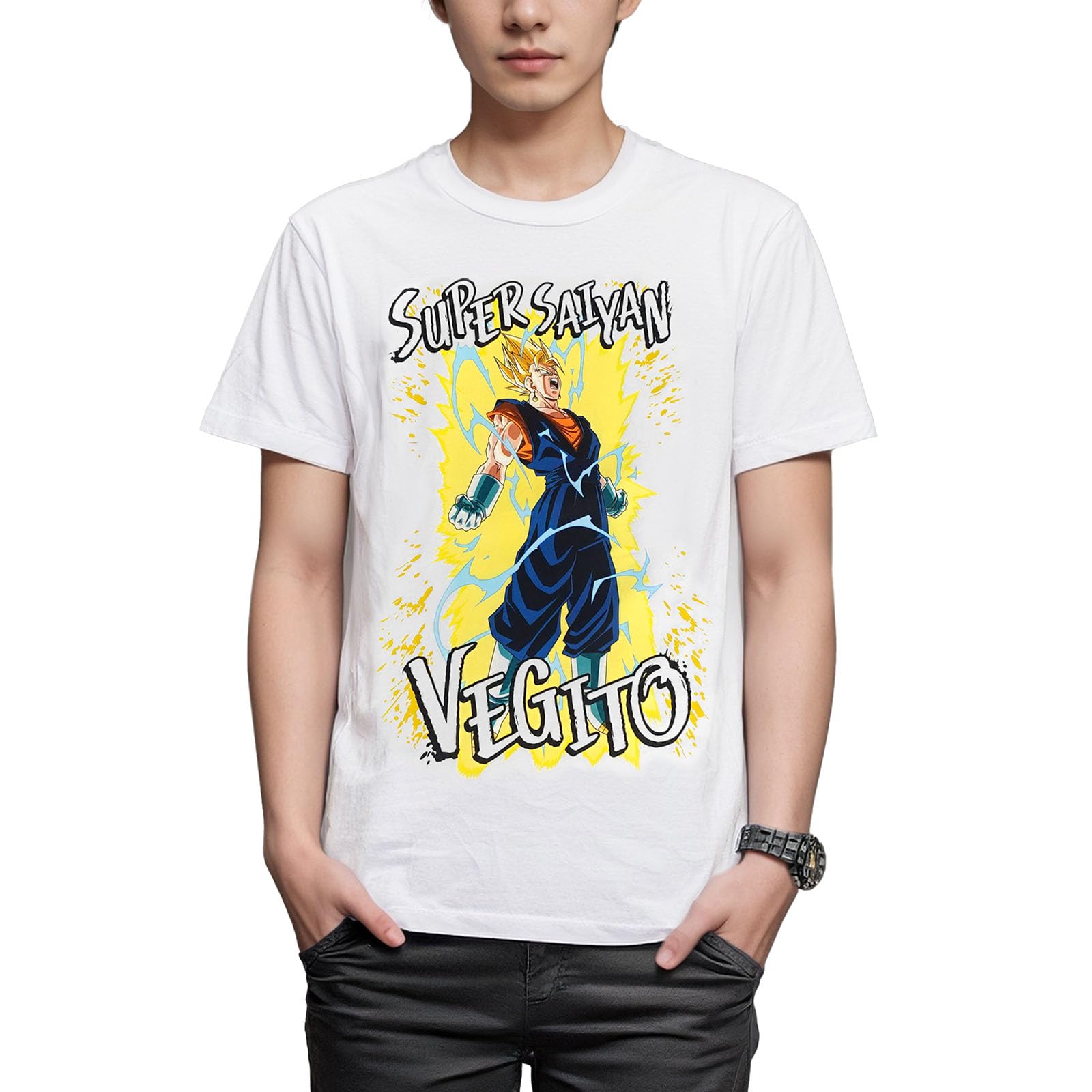 

Fine Plus Футболка с коротким рукавом Dragon Ball Super Веджито Супер Сайян, Атрибутика персонажа