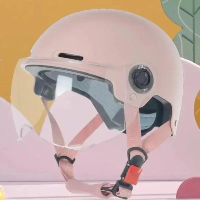Children Cycling Electric Helmet Adjustable Adorable Appearance Ultra-Light Shock Absorbing ABS Skateboard Bike Safety Helmet