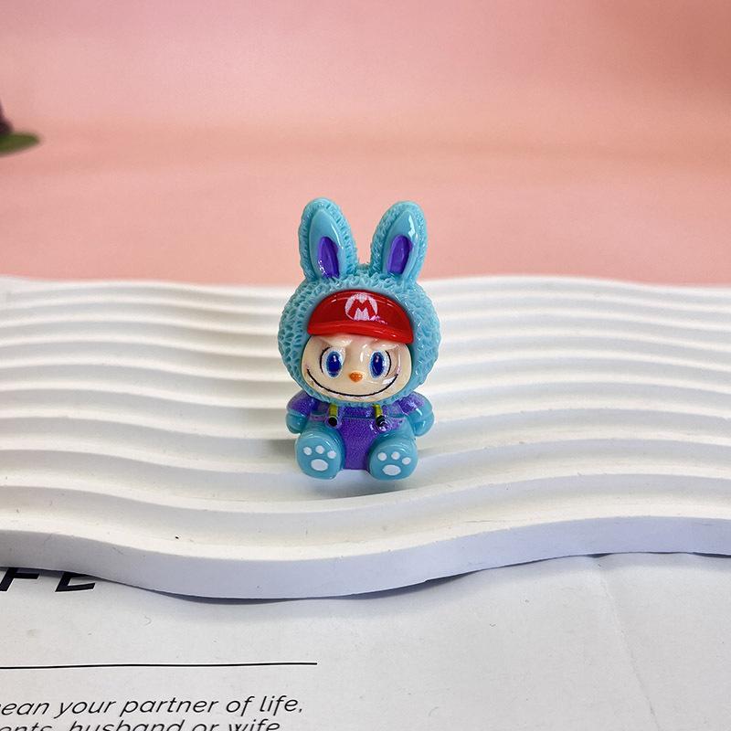 Flocking Doll Pendant Keychain DIY Decorative Ornament Jewelry Girlfriend Gift Bag Pendant