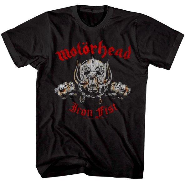 Motorhead Iron Fist Men's T Shirt Album War-Pig Heavy Metal Rock Band Concert
