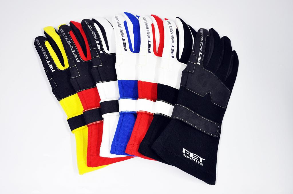 FET Sports Racing Gloves 3D Gloves L FT3DGL22 Black/Black