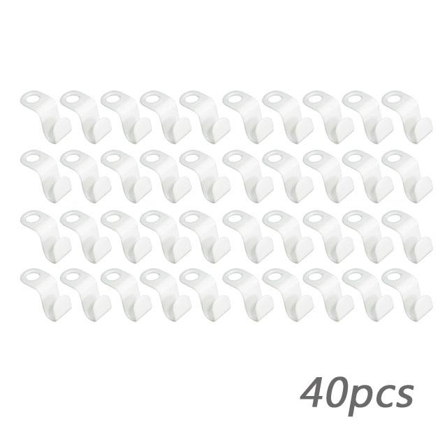 Clothes Hanger For Closet Connector Hooks Cascading Plastic Wardrobe Organizer Rack Holder Space Saving Home Organization