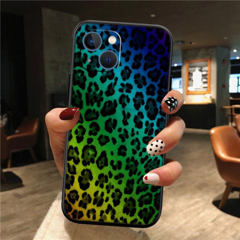 IK43 Leopard Printing Pink Phone Case for Samsung Galaxy S20 S21 S22 Ultra FE + Plus A21S A22 A24 A25 A26 A30 A30S A31