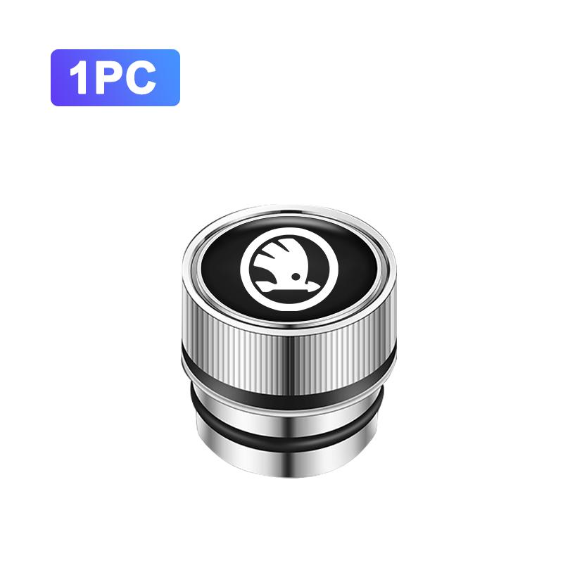 2025 Hot Car Cigarette Lighter Cover DustProof Decoration Cap For Skoda Fabia Superb Yeti Octavia Enyaq Rapid Kodiaq Kamiq Karoq