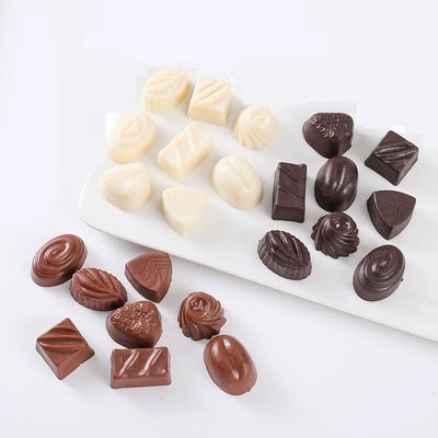 Fake Chocolate and Food Samples for and White 3 Colors X Set of 24 [Shinwa Hiroba] Candy, White, Black, Brown, Decoration, Christmas, Valentine's Day,