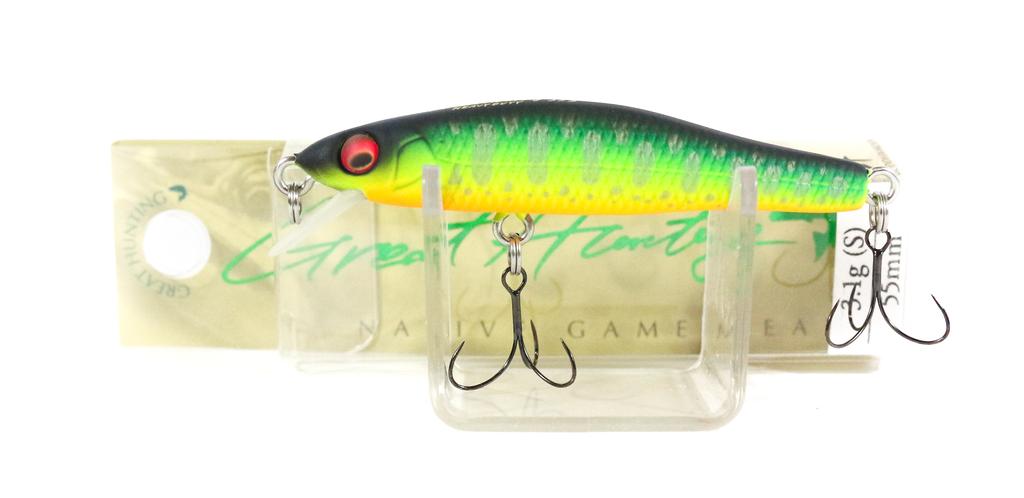 Leurre Megabass GH50 Flat Side 4g Coulant - Mat Tiger (ref 7168) Pour Carnassiers