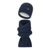 New Thickened Velvet Beanie Hat Soft Ear Protection Cap and Scarf Set Winter Warm Knitted Beanies Knitted Hat Unisex