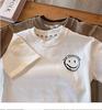 Kids' Summer 2024 Boys' Cotton T-Shirt: Trendy Loose-Fit Short Sleeve Top