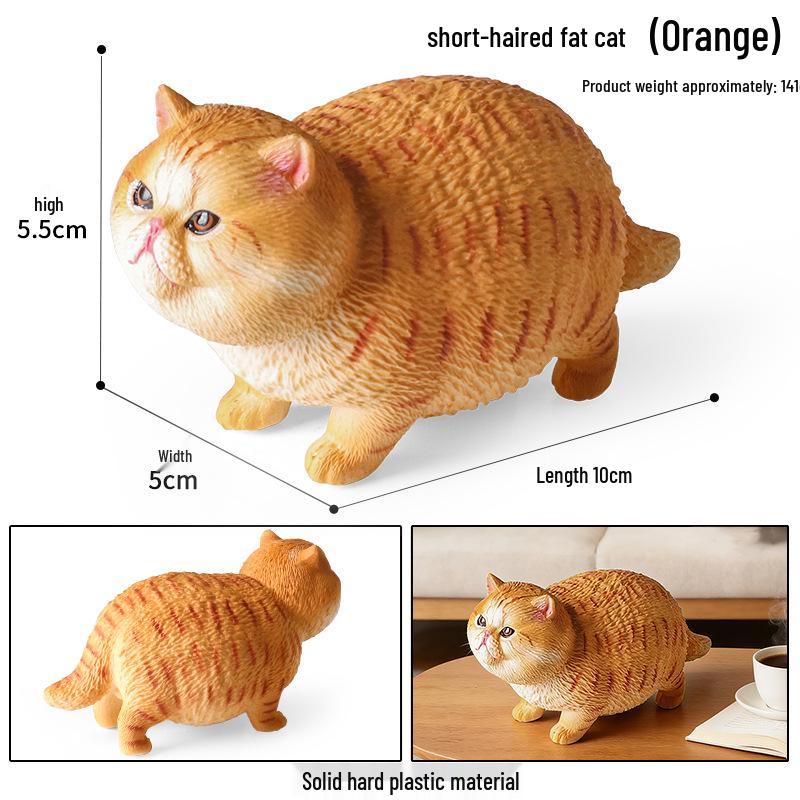 Children s Cognitive Pet Cat Model - Persian, Siamese, Exotic Shorthair Toy Ornament
