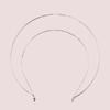 Personalized Hair Accessories Creative Double-layer Alloy Headband Fashion Party Birthday Exaggerated Simple Headband Hair Card