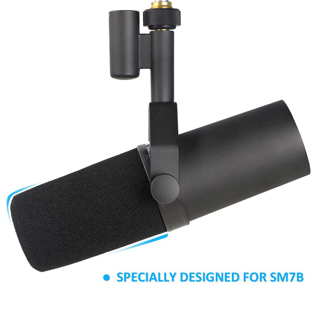 YOUSHARES SM7B Windscreen - Microphone Pop Filter Foam Cover for Shure SM7B Microphone, Blocks Explosives