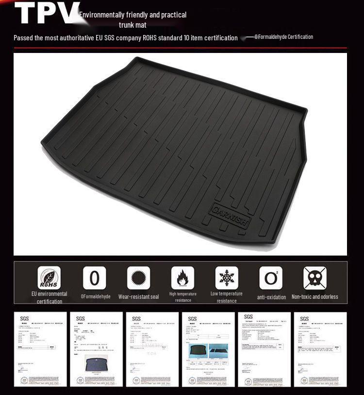 Eco-Friendly, Waterproof, Wear-Resistant Trunk Mat for NOAH VOXY 80 Models (2014-2017)