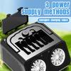 Outdoor Small Portable Bubble Maker 26 Holes Kids Bubble Gun Automatic Professional Bubble Machine