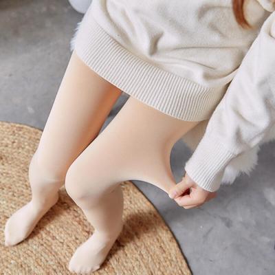 Winter Leggings Mink Fur Fluffy Fleece Women's Stockings Tights