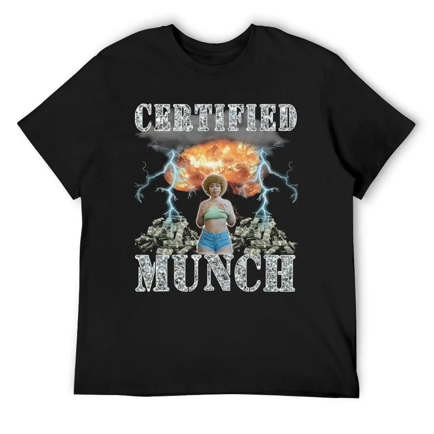 Certified Munch T-Shirt designer shirts plain essential t shirt mens graphic t-shirts funny S