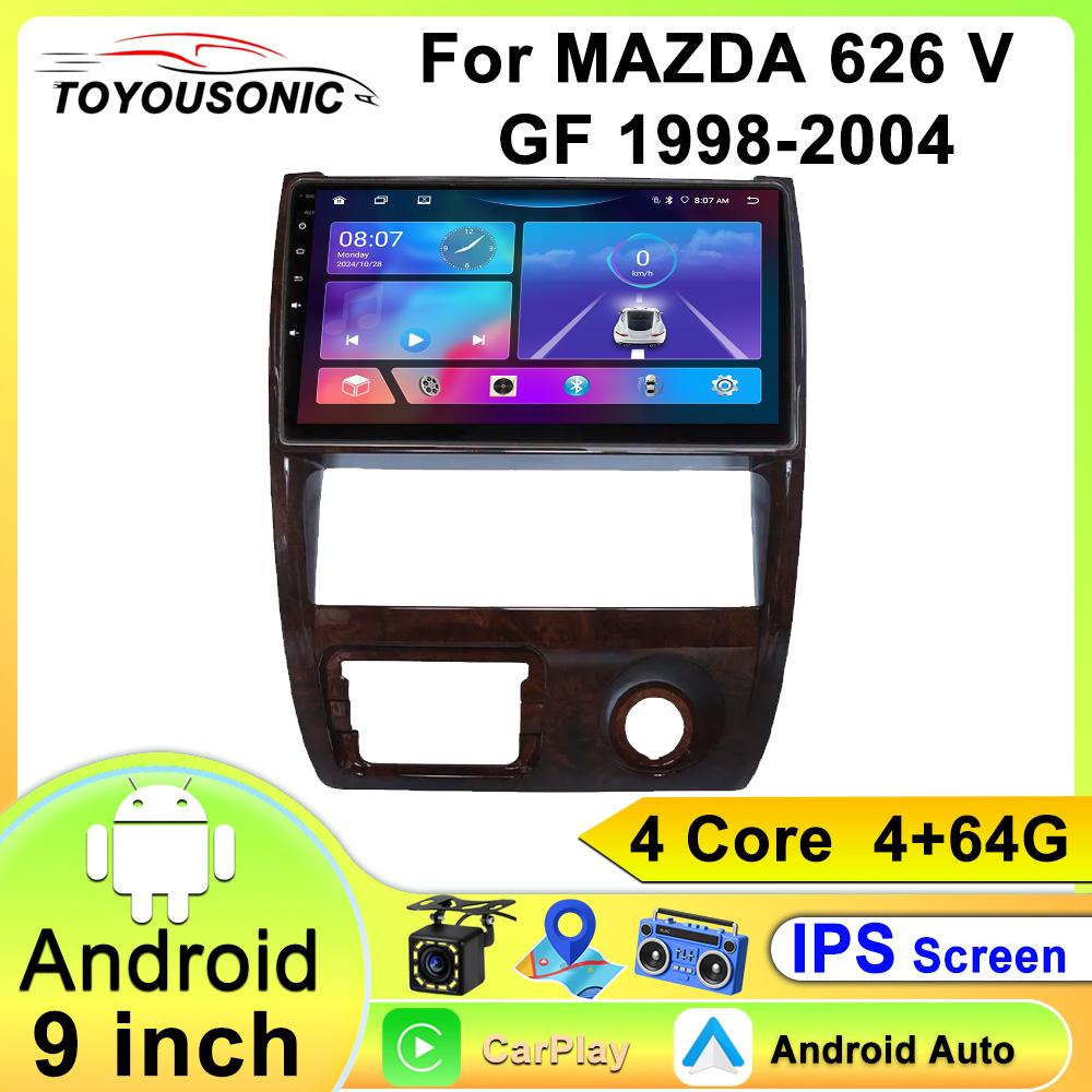 Android Car Multimedia Player For MAZDA 626 V GF 1998-2004 GPS Navigation CarPlay 4G Head Unit Stereo Video Player