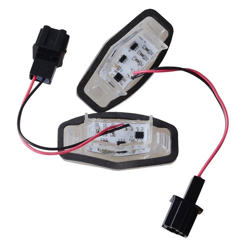 LED Rear License Plate Light White Fit For Honda Odyssey 99-04 City Mk4 02-08  Accord 03-12 Acura MDX RL TL Car