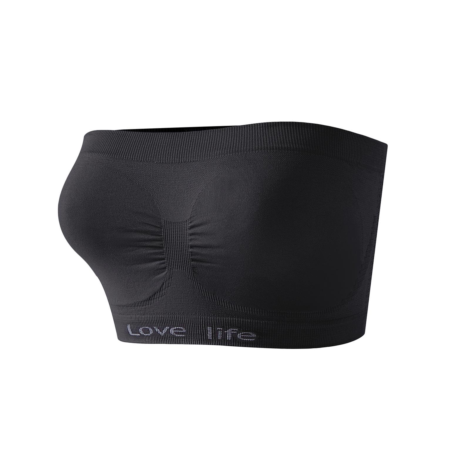 Бесшовный дышащий спортивный бюстгальтер Zeriluna - Мягкий, удобный, цельный дизайн Large